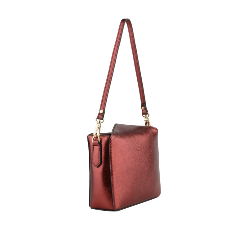 Сумка Pourchet Cassetta Metallic 77301 rouge
