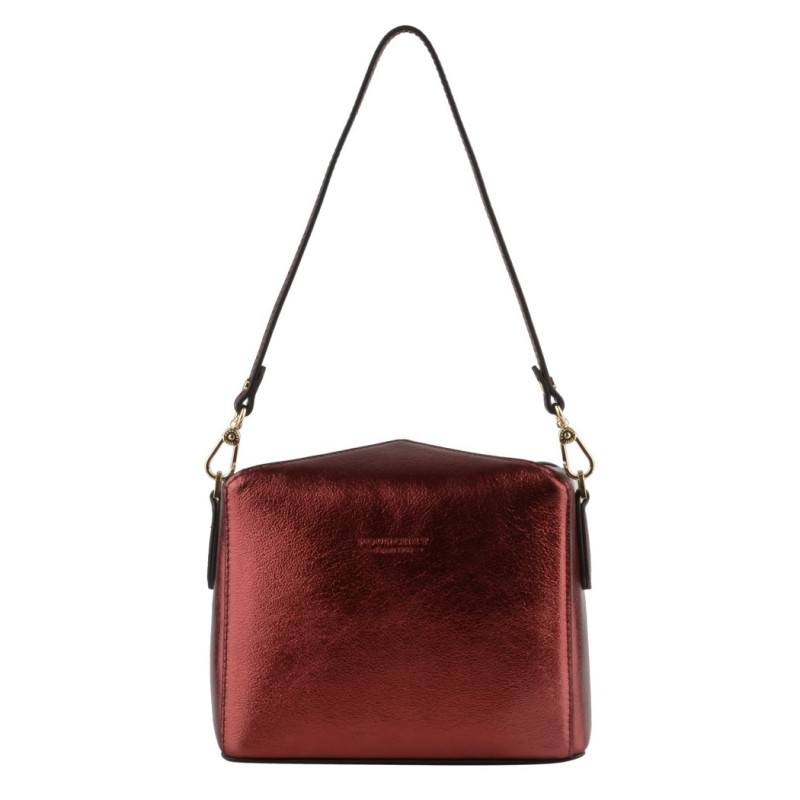 Сумка Pourchet Cassetta Metallic 77301 rouge