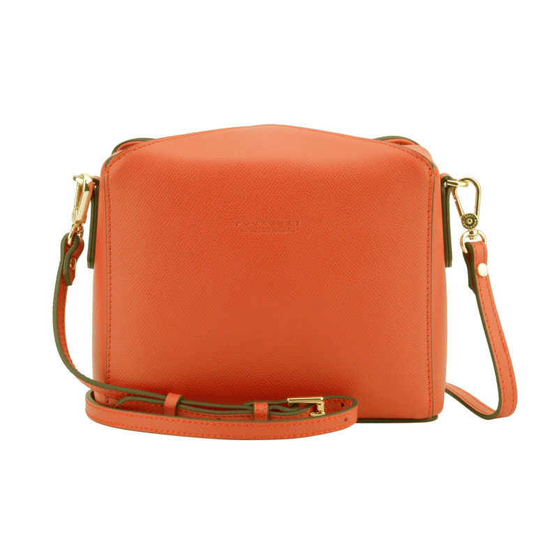Сумка Pourchet Cassetta Cuir 77101 Orange