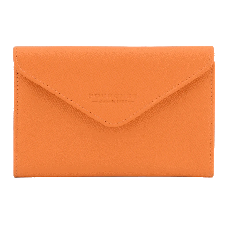 Кошелек Pourchet Cassetta Cuir 77104 Orange
