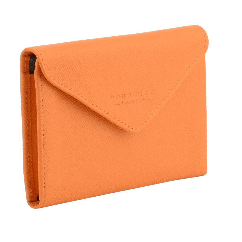 Кошелек Pourchet Cassetta Cuir 77104 Orange