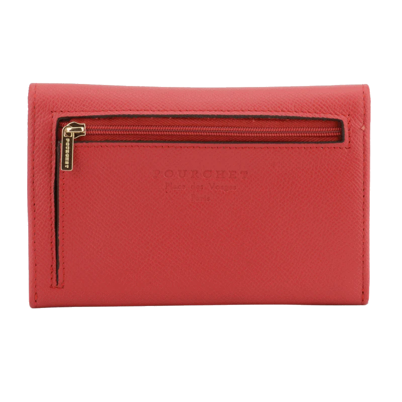 Кошелёк Pourchet Cassetta Cuir 77104 Rouge
