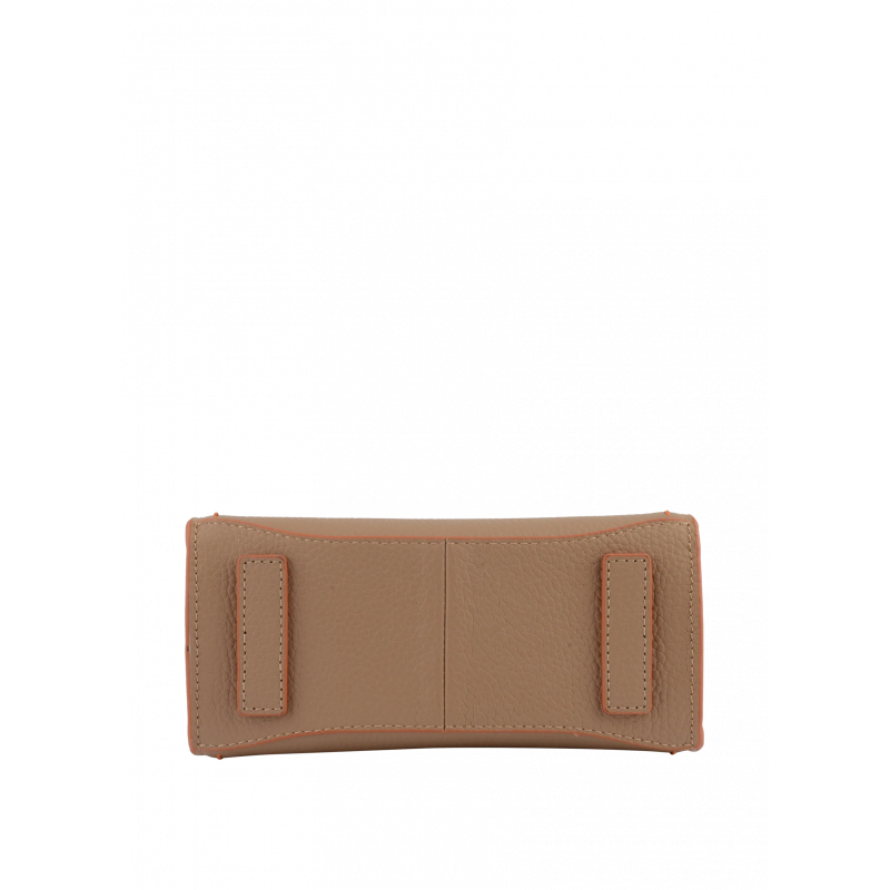 Сумка Pourchet Trianon Bicolore 78070 Mastic/Orange