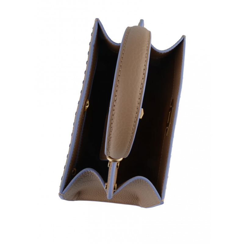 Сумка Pourchet Trianon Bicolore 78071 mastic/lilas
