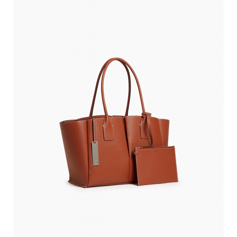 Сумка Le Tanneur Elena Large Mahogany Brown