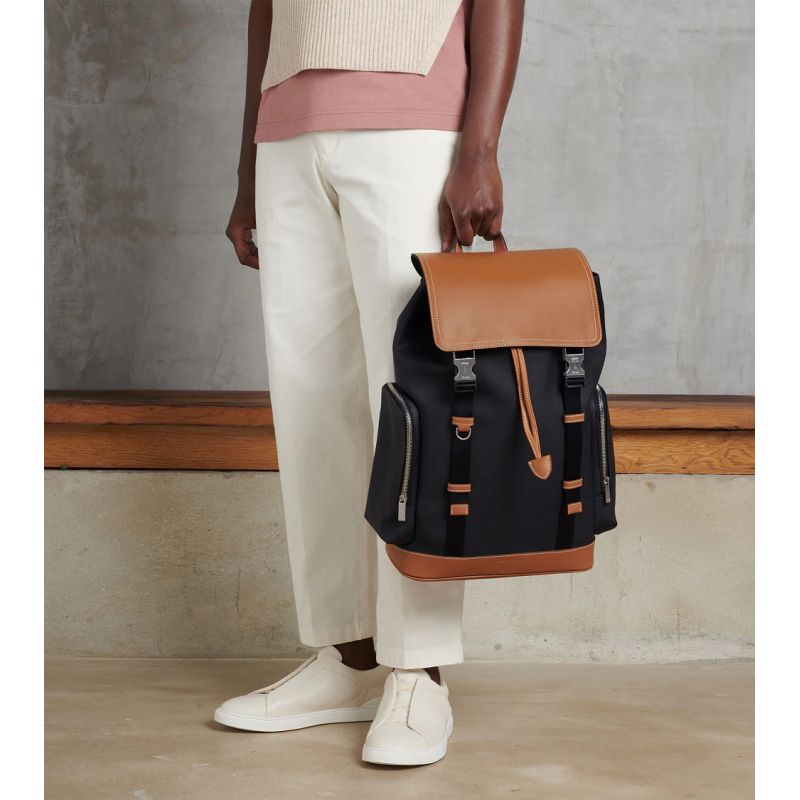 Рюкзак Le Tanneur Maurice Backpack Black Brown