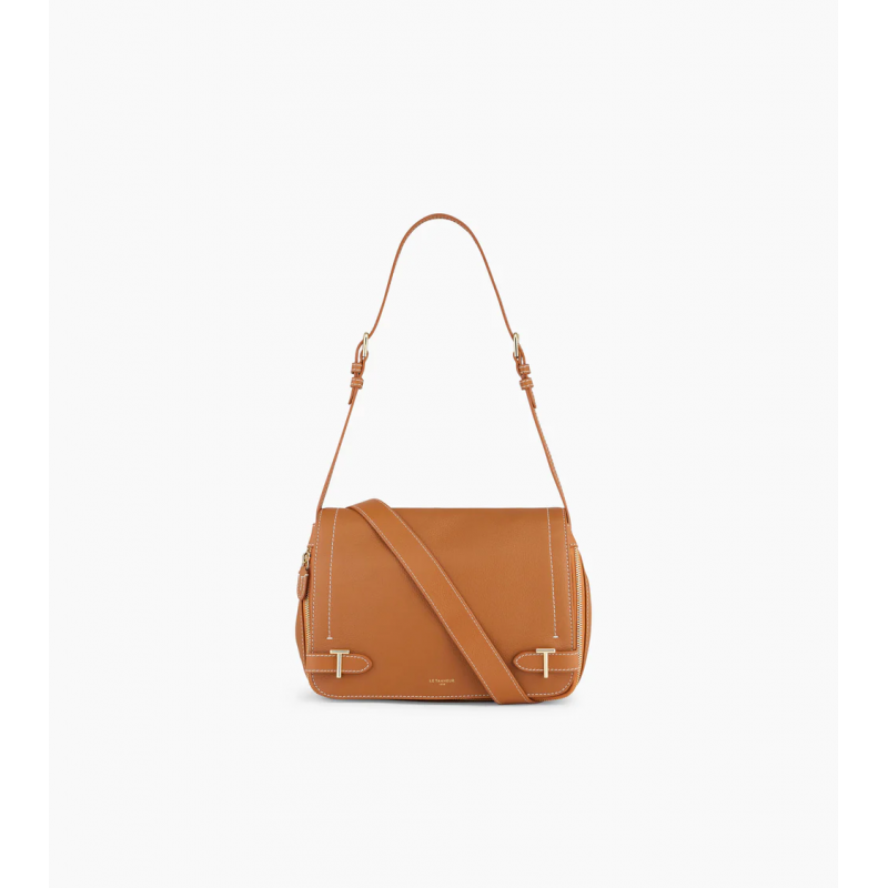 Сумка Le Tanneur Simone Medium Brown Tan