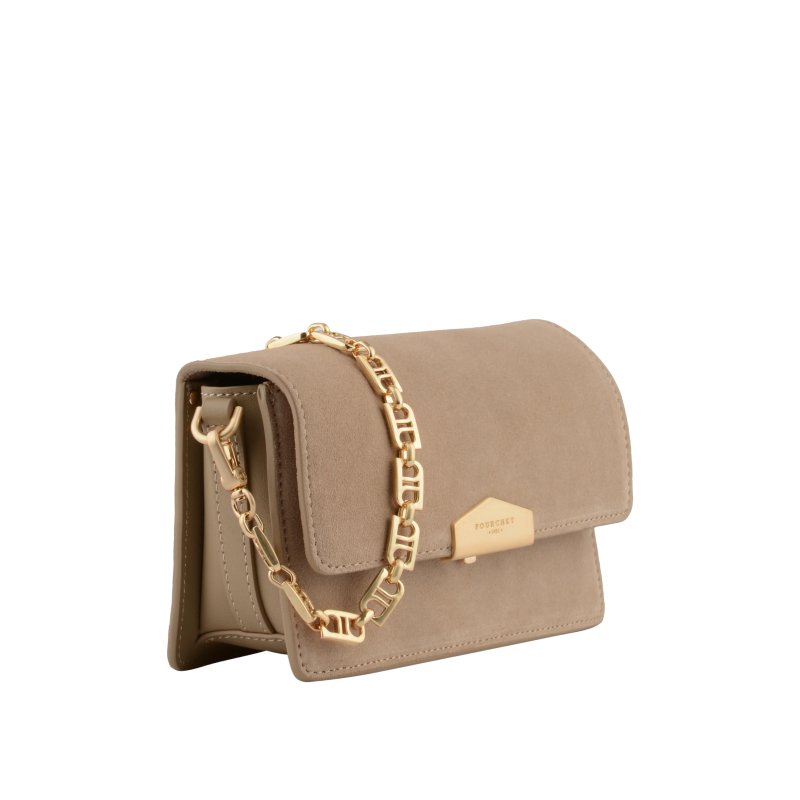 Сумка Pourchet Anjou Daim 25145 Mastic