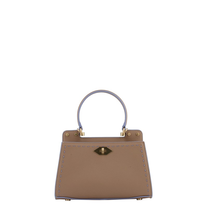 Сумка Pourchet Trianon Bicolore 78071 mastic/lilas