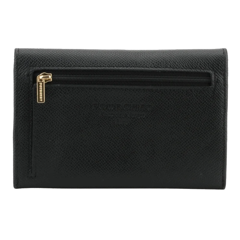 Кошелёк Pourchet Cassetta Cuir 77104 Noir