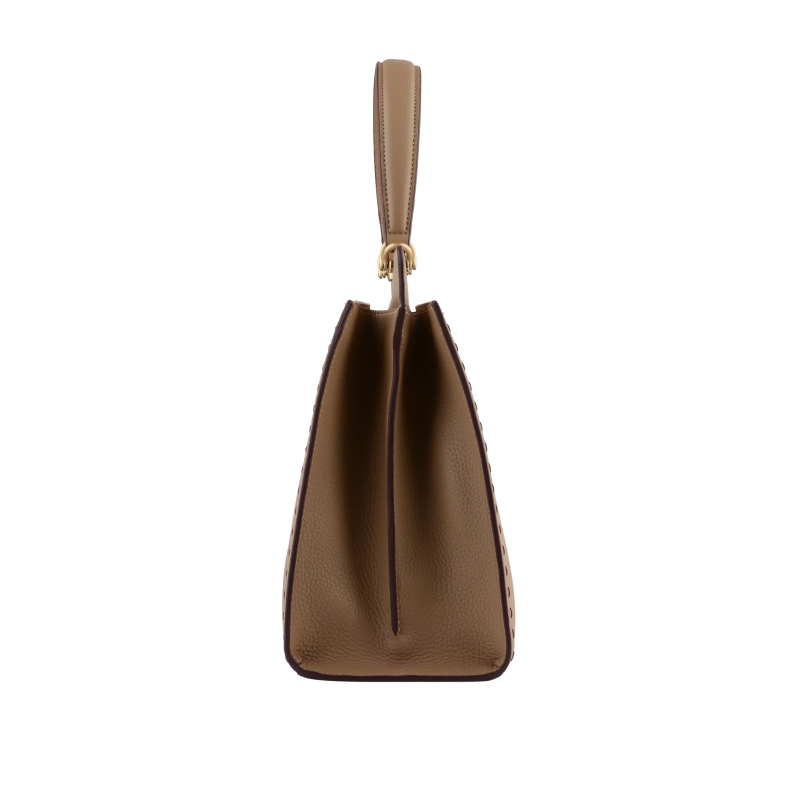 Сумка Pourchet Trianon Bicolore 78073 Mastic Bordeaux