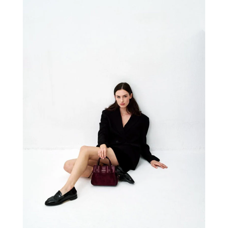 Сумка Pourchet Blossom Daim 25131 Bordeaux