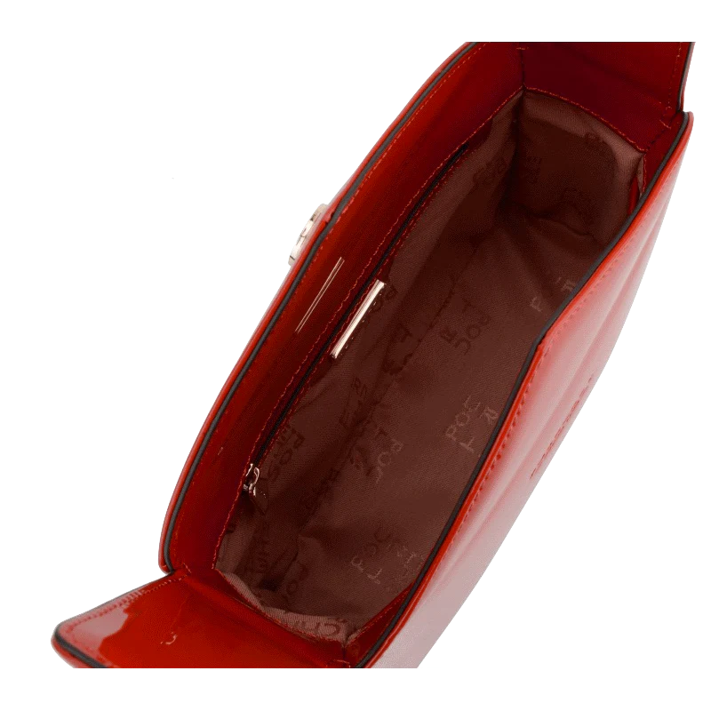 Сумка Pourchet Cassetta vernis 86001 Rouge