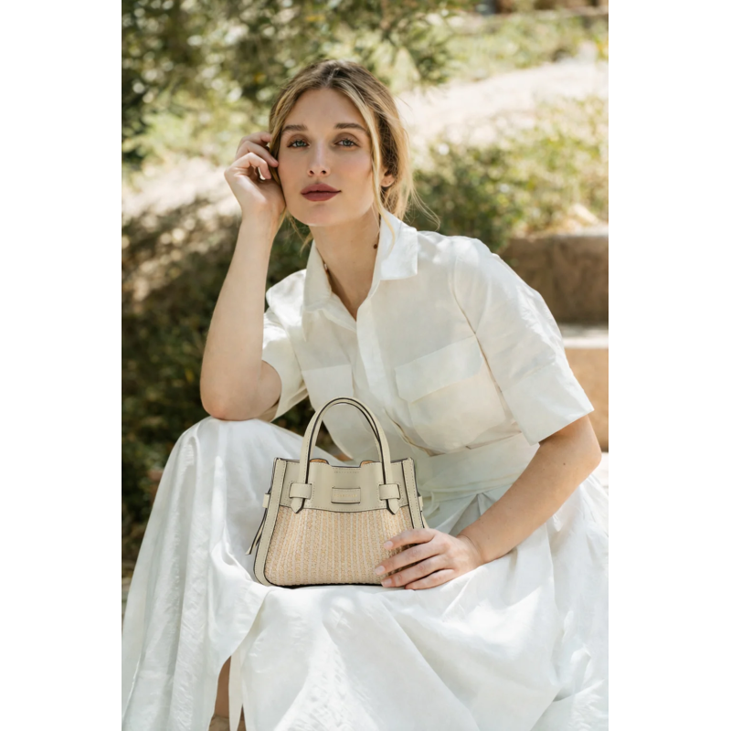 Сумка Pourchet Blossom Tresse 26053 Beige