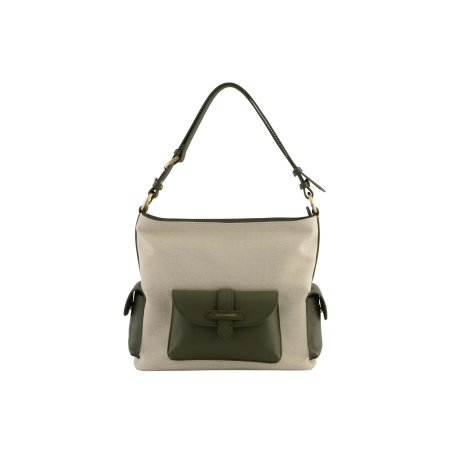 Сумка Pourchet Reporter coton 26092 Khaki