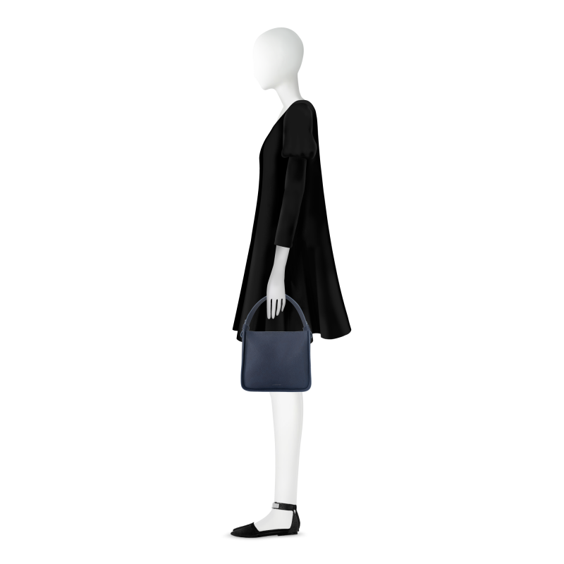 Сумка LE PARMENTIER Duplo Medium Blue Jeans