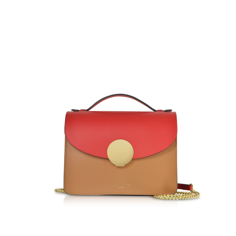 Сумка LE PARMENTIER New Ondina Color Block Red / Caramel