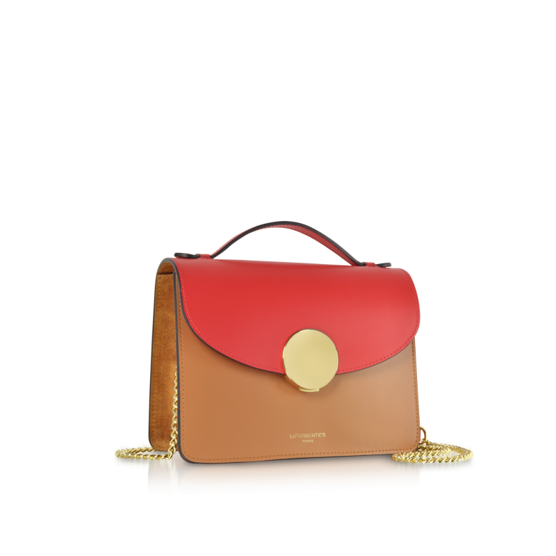 Сумка LE PARMENTIER New Ondina Color Block Red / Caramel