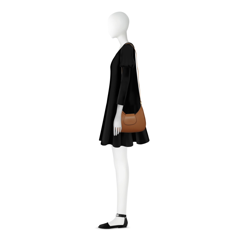 Сумка LE PARMENTIER Obolo Cognac